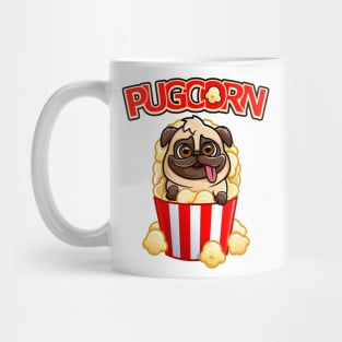 Pug Corn Popcorn Mug